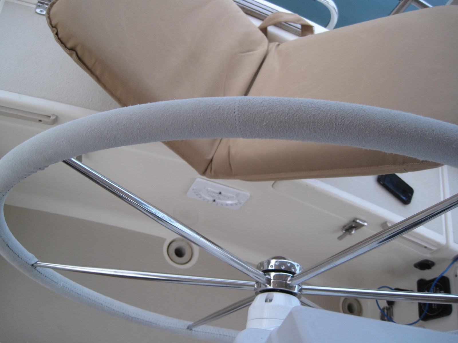 Sail with Bliss Leather Wheel Cover