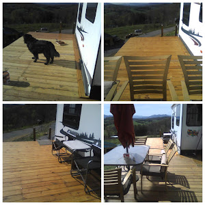 The deck is done and looks great!