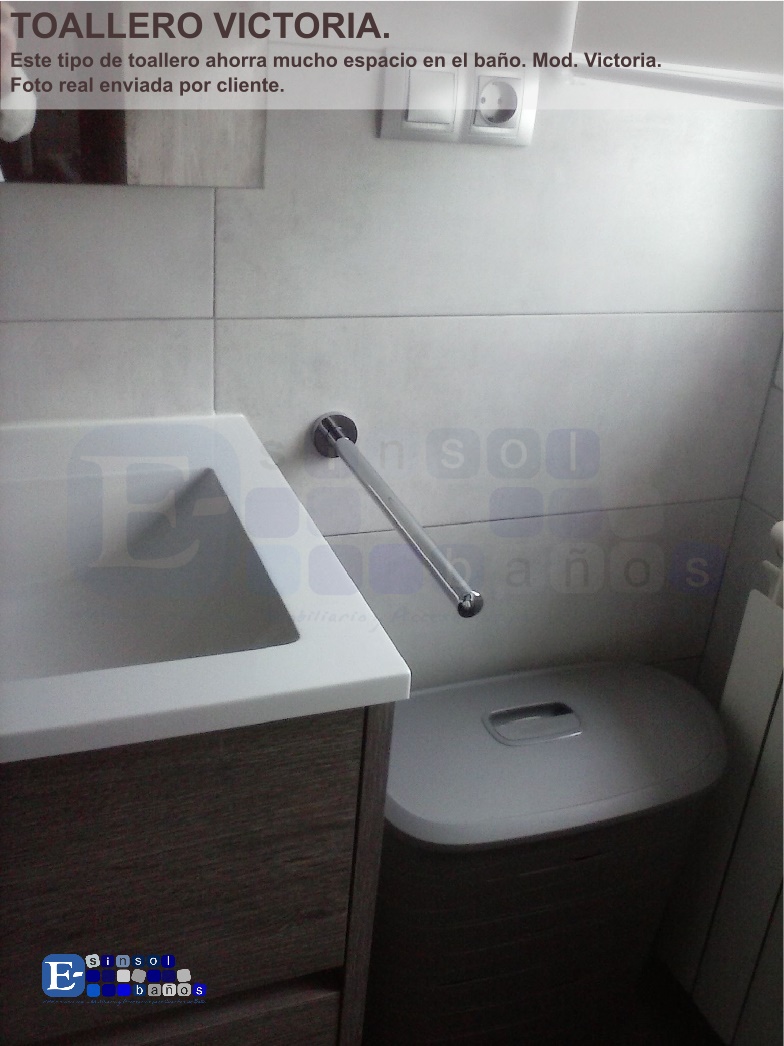 El Blog del Baño: Solución para toalleros con poco espacio