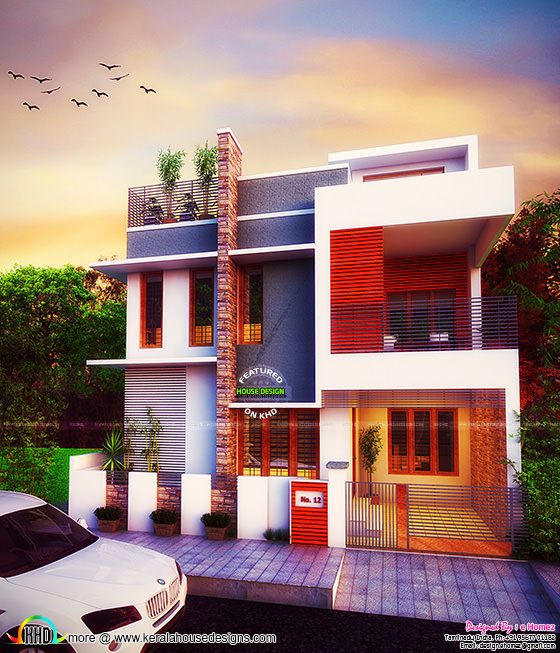 Majestic contemporary home plan Majestic contemporary home plan