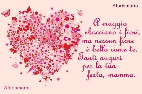 Aforismario Frasi Di Auguri Per La Festa Della Mamma