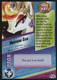 My Little Pony Nightmare Star Series 4 Trading Card