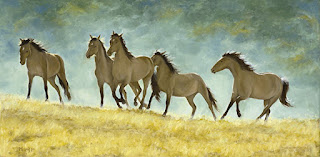 imagenes-de-cuadros-al-oleo-de-caballos-corriendo