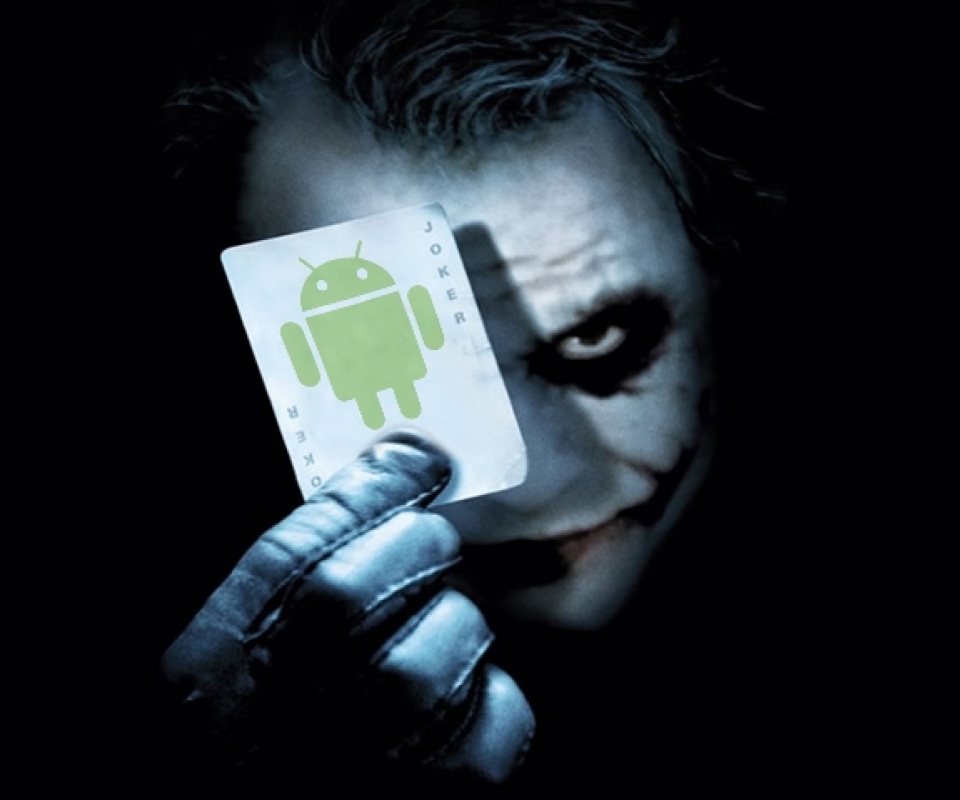 Joker with android card