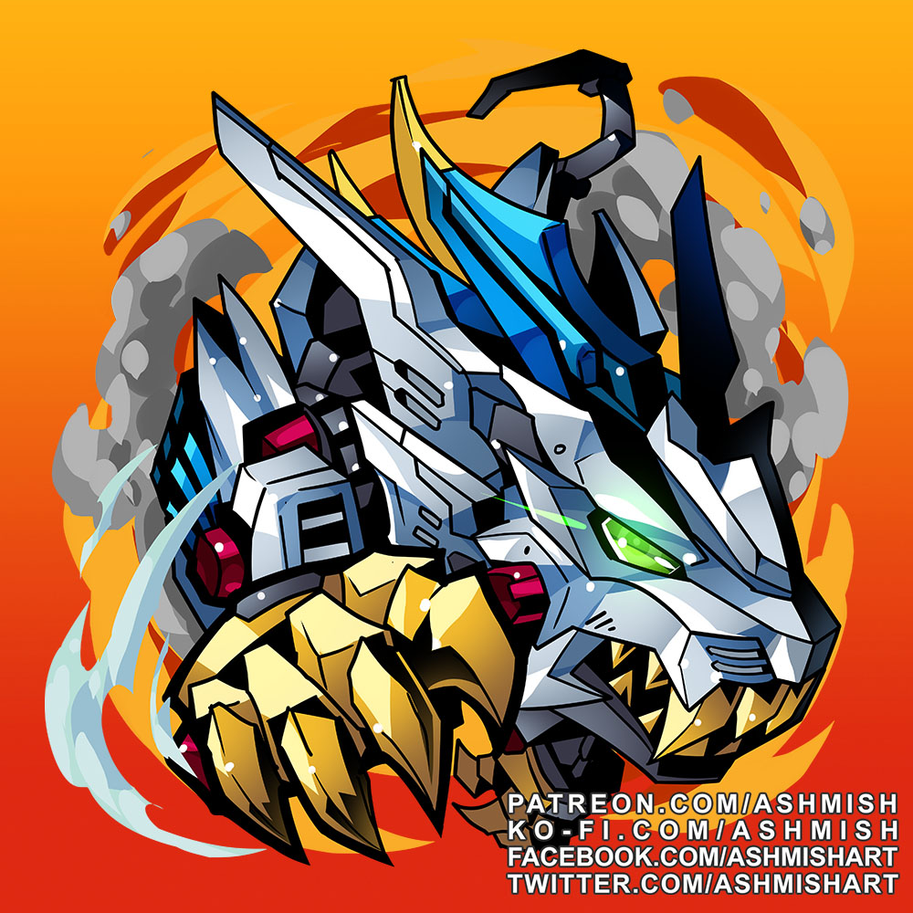 zoids wild liger drawing [artwork] wild liger