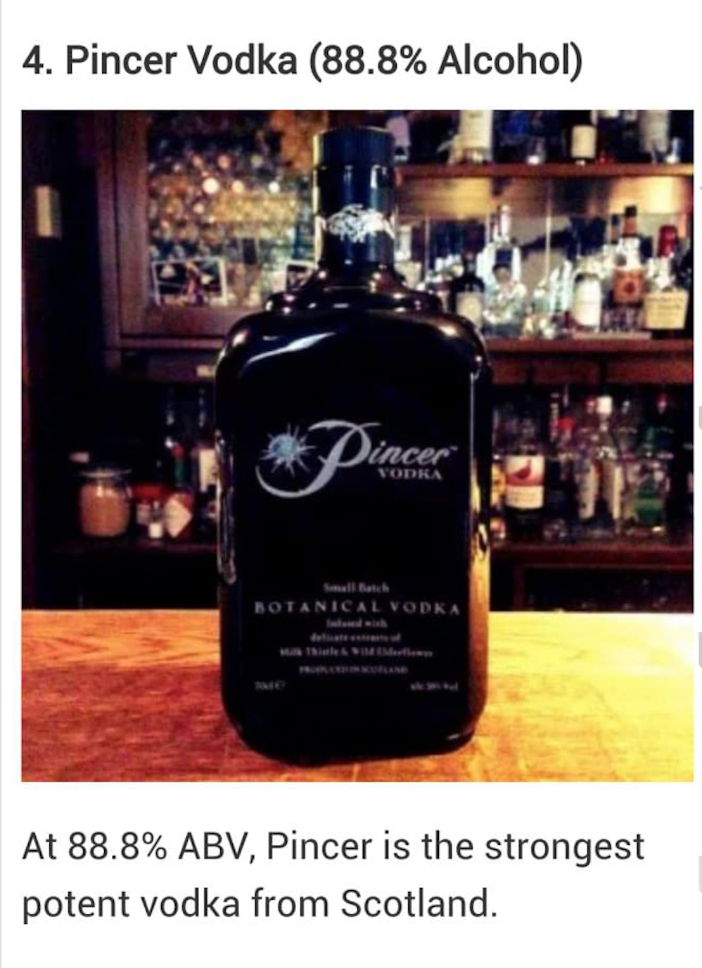 Skip's House of Chaos The Top 10 Strongest Liquors in the World