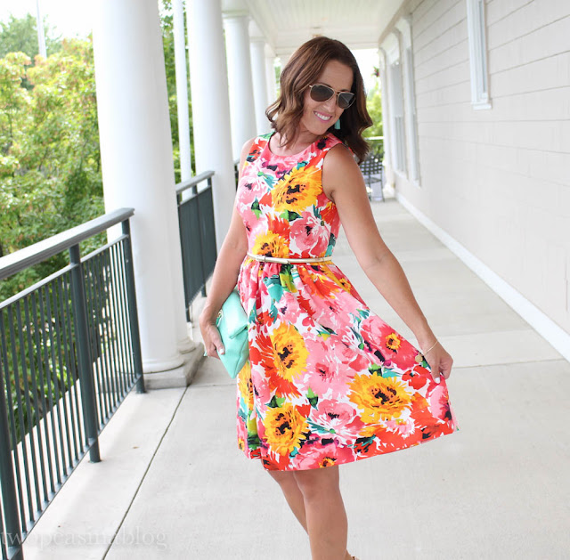 Two Peas in a Blog: Floral Fit & Flare
