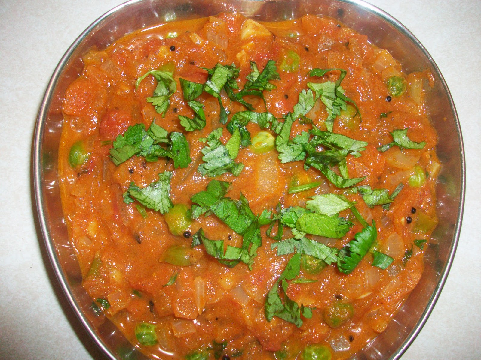 Green peas tomato curry Clearance