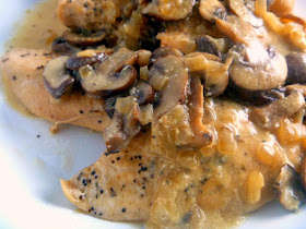 ONE PAN MEAL!! Chicken and Mushroom Fricassee:  The perfect comfort food for a cold winter's night!  Slice of Southern