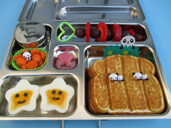 French toast sticks in Planetbox rover, Bento School Lunches