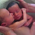 Newborn Baby Twins Seen On Video Hugging Each Other During Bath