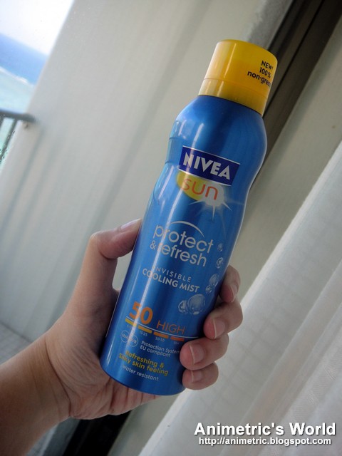 maat Origineel Chip Nivea Sun Invisible Cooling Mist SPF 50 - Animetric's World