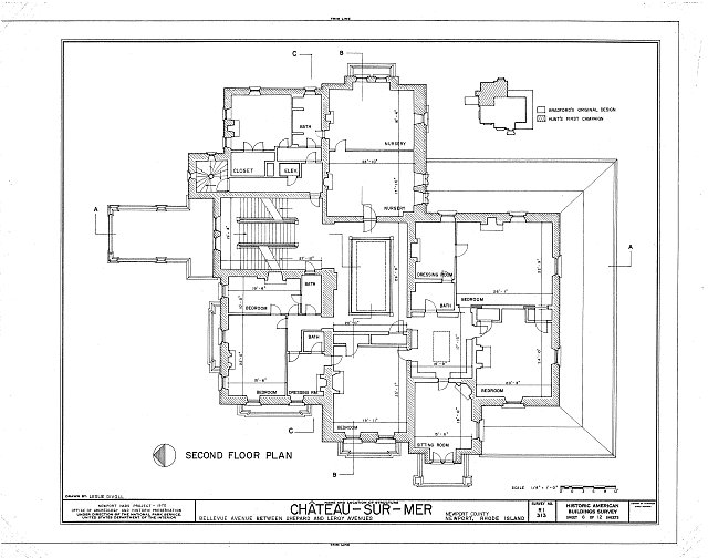 Marble House Newport Floor Plan - House Design Ideas
