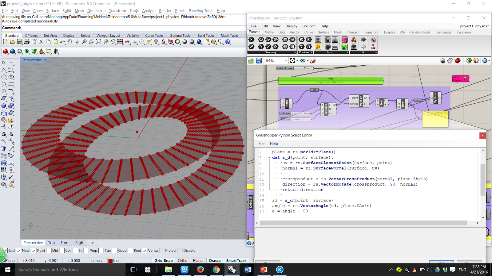 Parametric Modeling in Design : Project 2 of Parametric Design