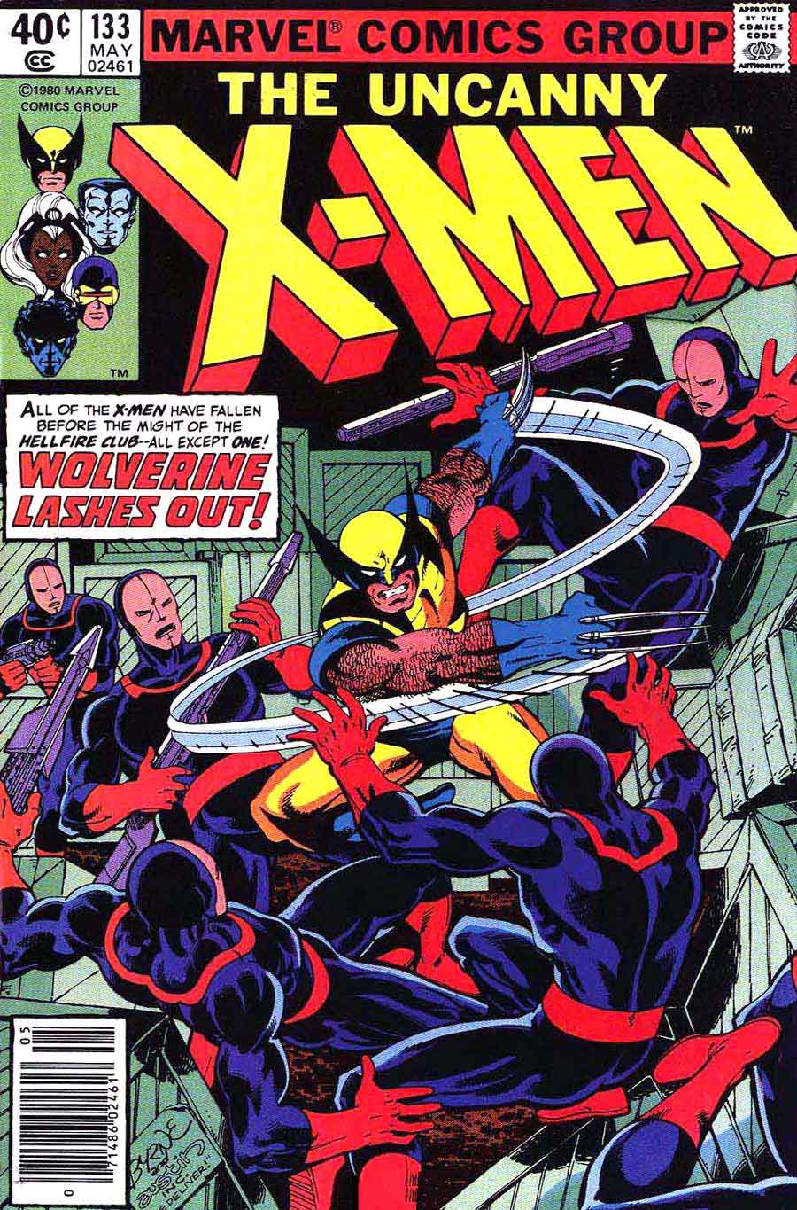 X-men v1 #133 marvel comic book cover art by John Byrne