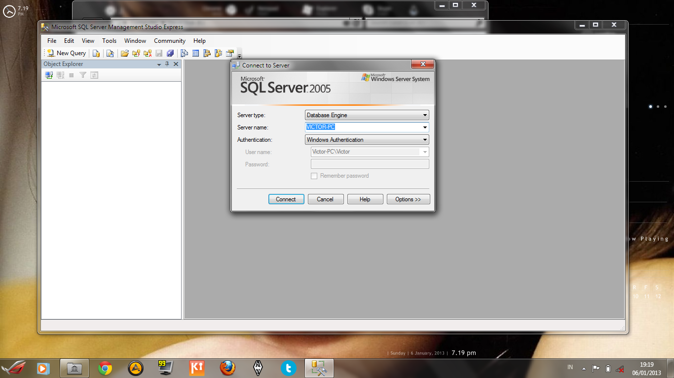 V-tech: Menghubungkan database SQL ke Visual Studio 2010
