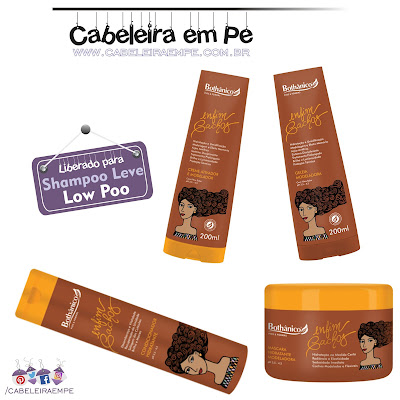 Linha Enfim Cachos - Bothânico Hair Condicionador, Máscara, Creme e Geleia