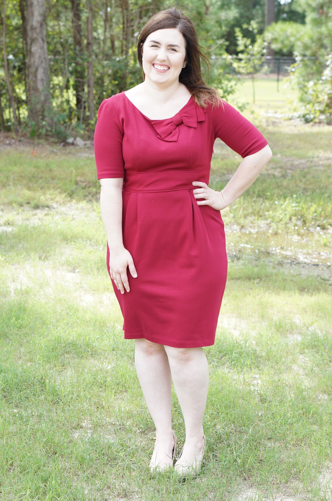 THRIFTING | MAGGY LONDON SHEATH DRESS - Rebecca Lately