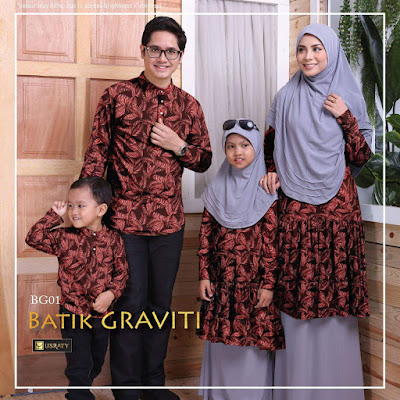  Baju Sedondon Raya 2019 Batik Graviti