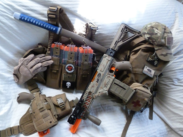 APEX TACTICAL SOLUTIONS: NERF Combat Loadout - HvZ Loadout