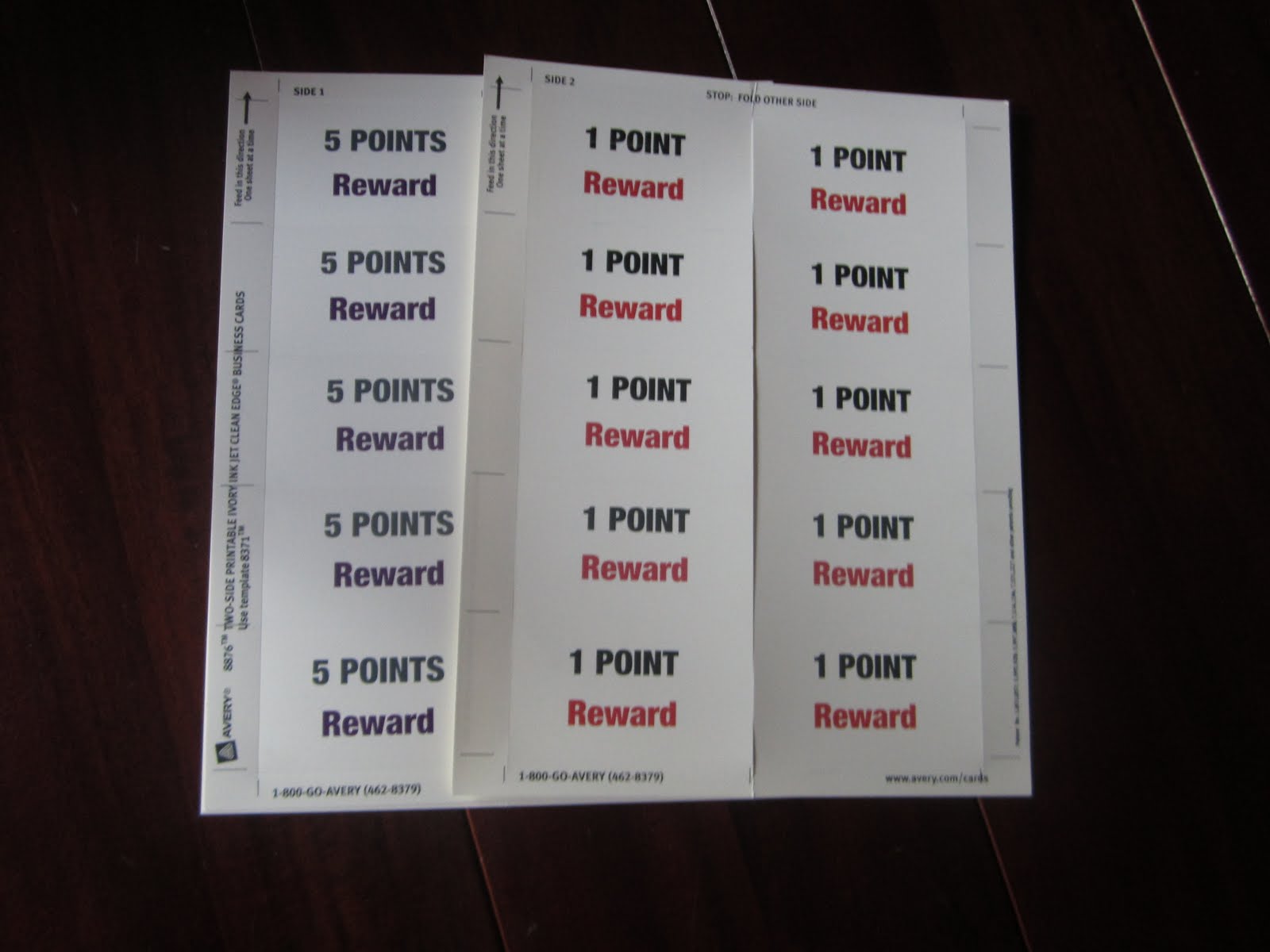 At Home Rewards Program for kids