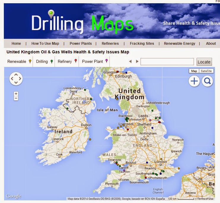 Map of UK Oil Coal amp Gas Drilling - UK%2BOil%2Band%2BGas%2BWells.JPG