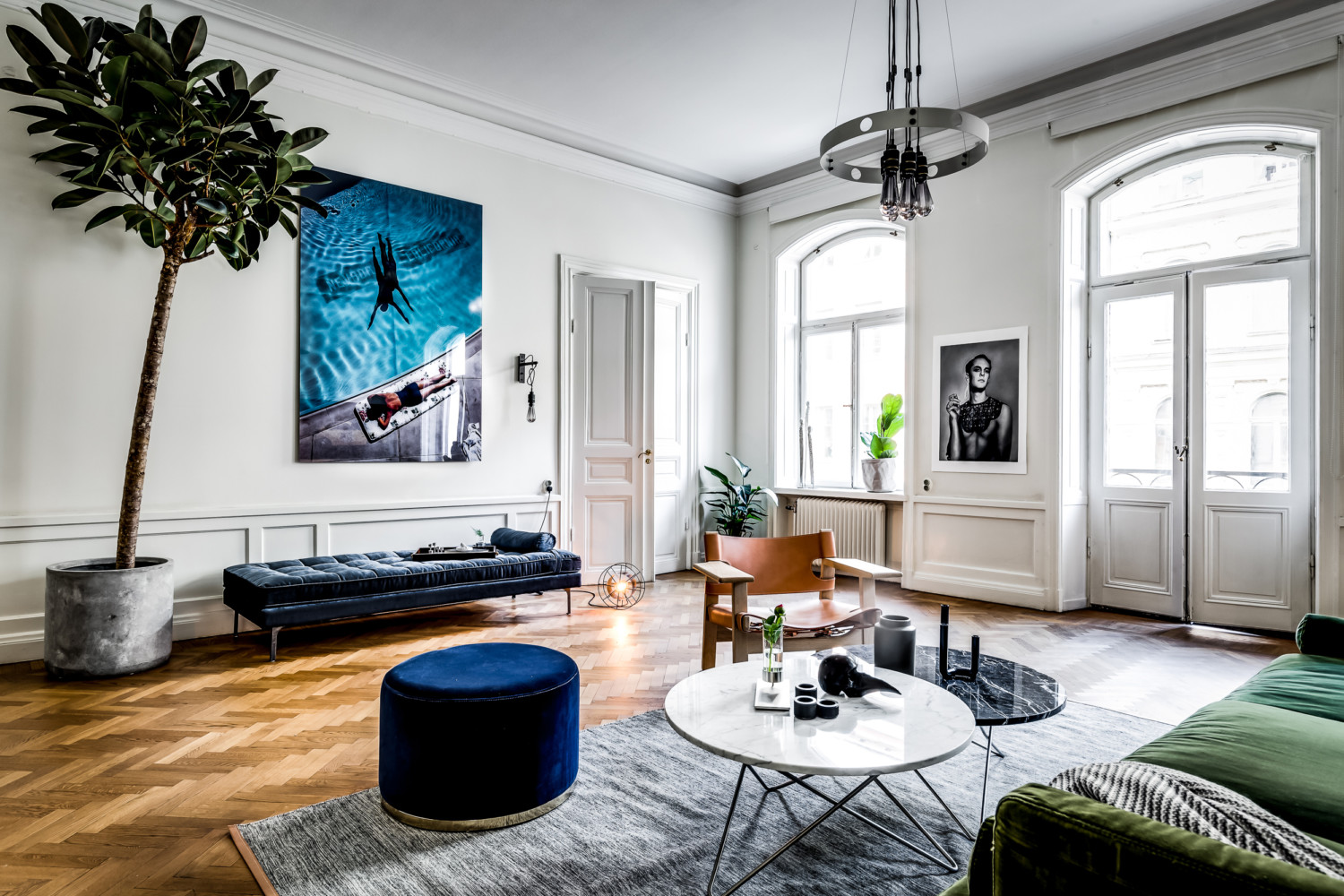 Design Attractor Wonderful Eclectic Apartment In Stockholm Large Scandinavian Apartment Bohemian Style Living Eclectic Design Mid Century Furniture