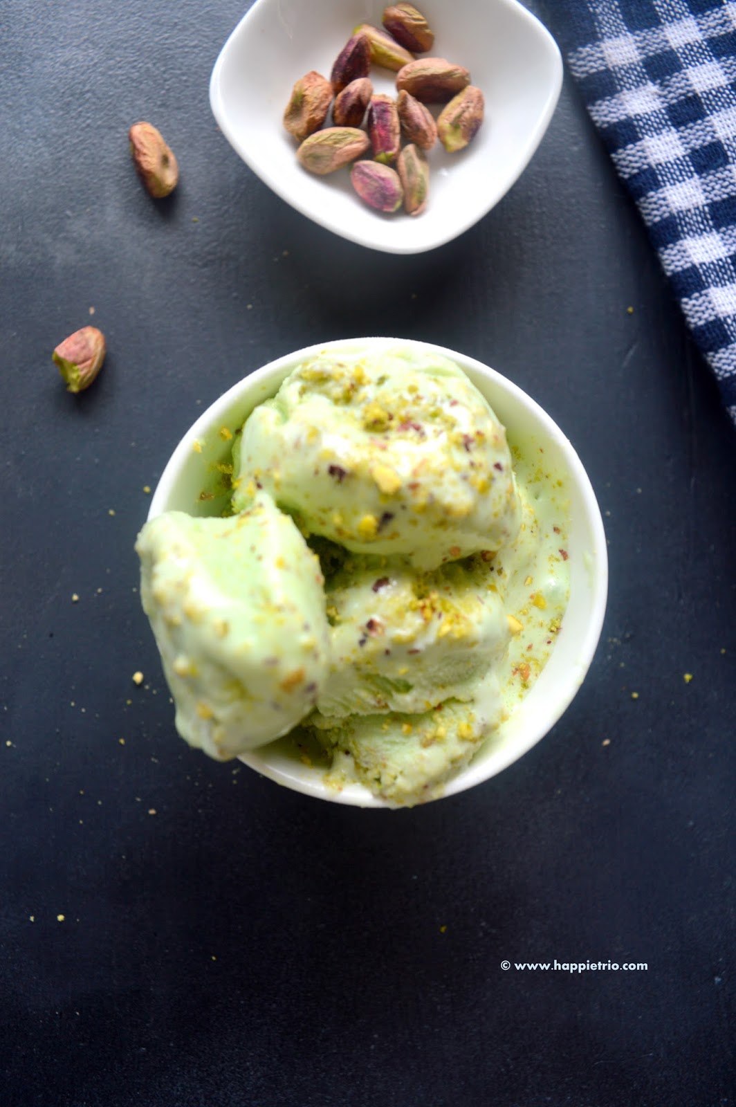 Pista Ice Cream Homemade Pista Ice Cream 3 ingredient Pistachio