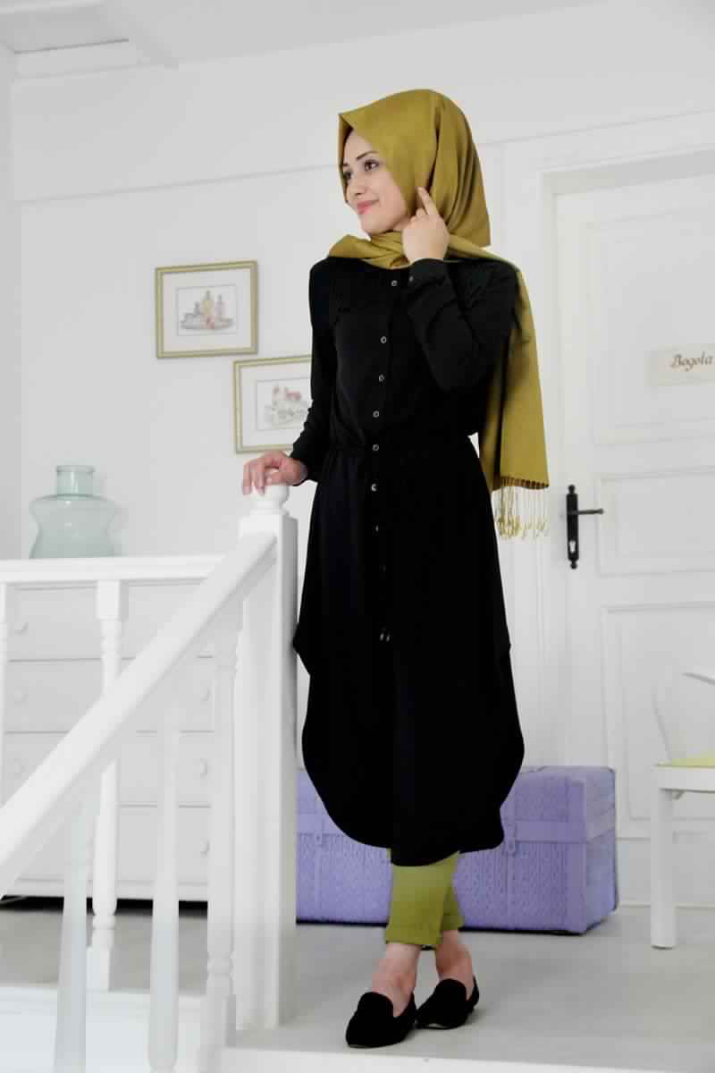 Hijab Fashion Tunique Longue Pour Femme Voilee Tres Classe A Prix Doux La Musulmane