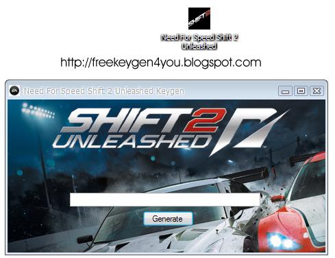 serial number nfs shift 2 unleashed