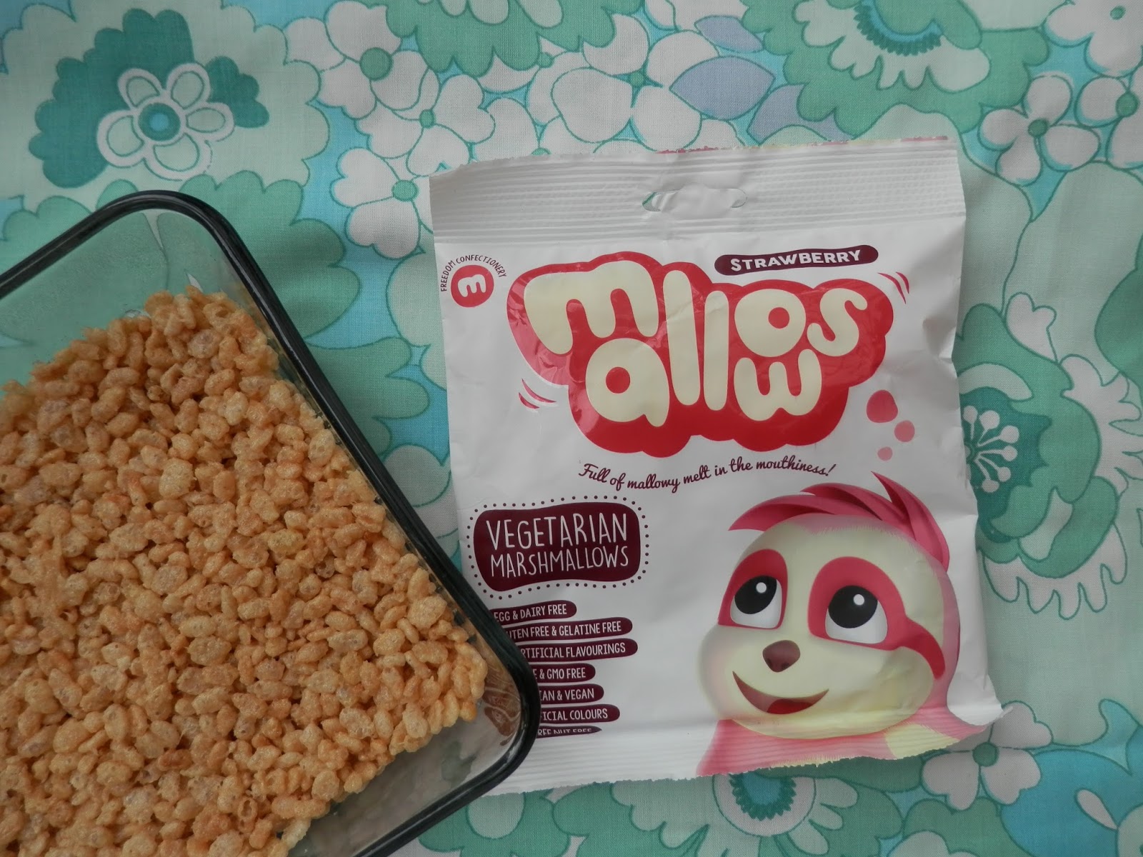 Second Hand Susie Vegan rice krispie treat recipe, with Freedom