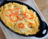 Buffalo Chicken Dip with Spaghetti Squash