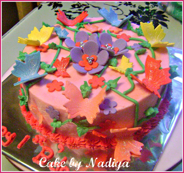 Nadiya's Tastes Of Maldives Butterfly Garden Butter Cake