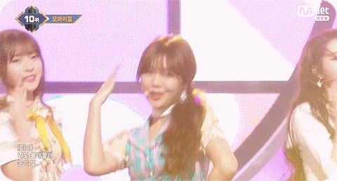 오마이걸 20170511 엠카운트 다운 무대.gif | 인스티즈
