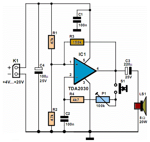 Low-Cost Power Buzzer | Circuit Diagram Centre