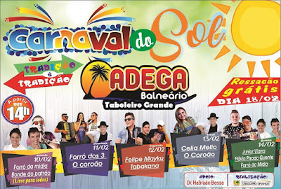 TÁ CHEGANDO O MAIOR E MELHOR CARNAVAL DA REGIÃO OESTE DO RN