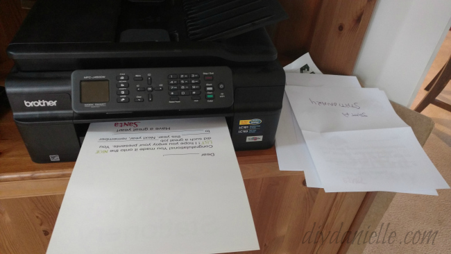 Printing practice to make sure to get the double sided printing in the correct direction. Printing practice to make sure to get the double sided printing in the correct direction.