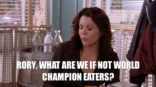 Gilmore Girls S3:E9 What are we if not world champion eaters?