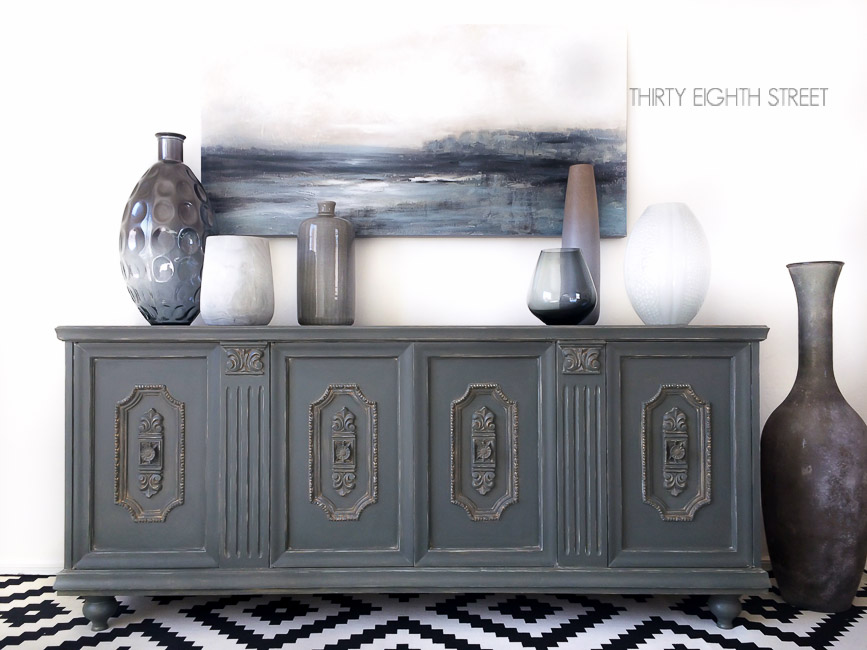 Diy Painted Furniture Makeovers, Gray Painted Dresser Ideas