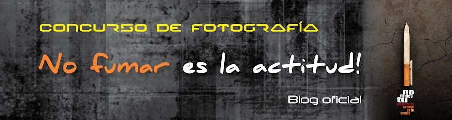 Concurso de fotografía "No fumar es la actitud"