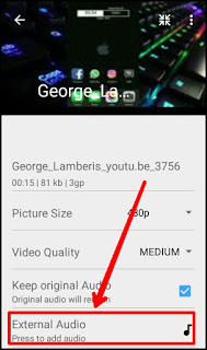 Cara Menambahkan Lagu (musik) Pada Video di Android