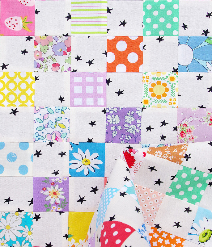 Twinkle Star Baby Quilt | Work in Progress | © Red Pepper Quilts 2017