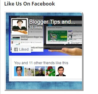 Facebook Page Widget For Blogger 