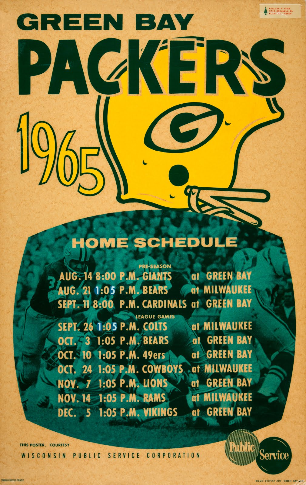 Green Bay Packers game programs, 1939-1965 - Turning Points in Wisconsin  History - Wisconsin Historical Society Online Collections