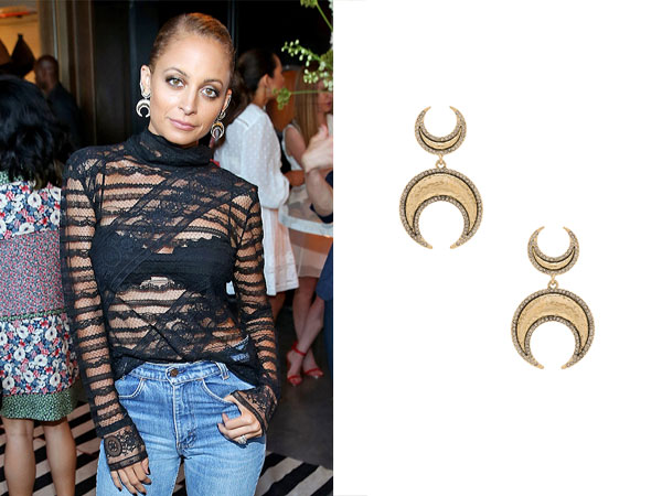 Nicole Richie Fashion In S Closet House Of Harlow 1960 Wearing A Sheer Lace Top From Boudicca Levi S Jeans Manolo Blahnik Khan Sandals And The House Of Harlow 1960 Gift Iah Earrings Available Here