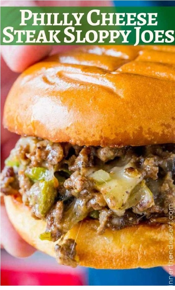 Philly Cheese Steak Sloppy Joes