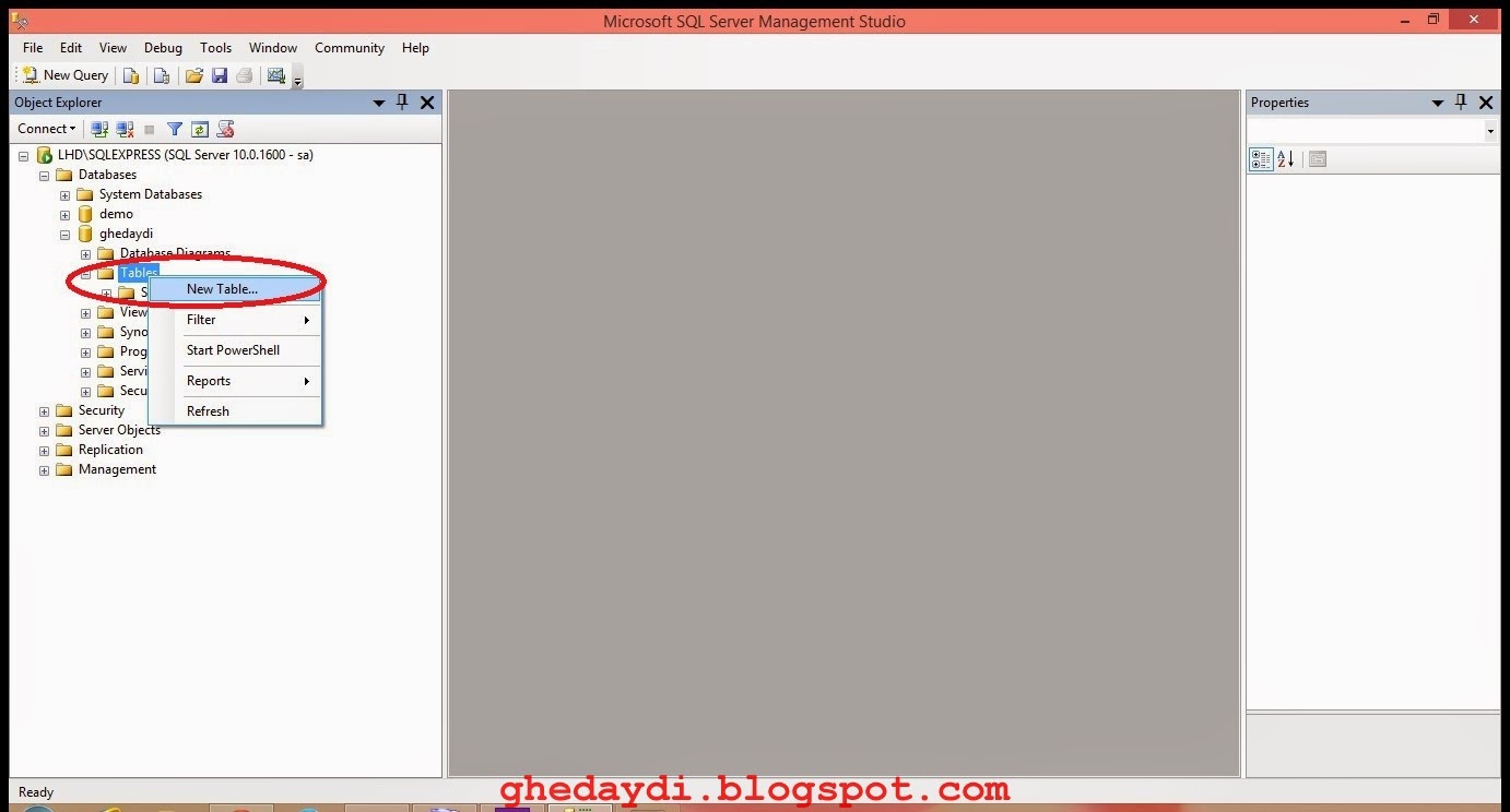 Cách tạo table và thiết lập quan hệ trên SQL server | Ghé đây đi!