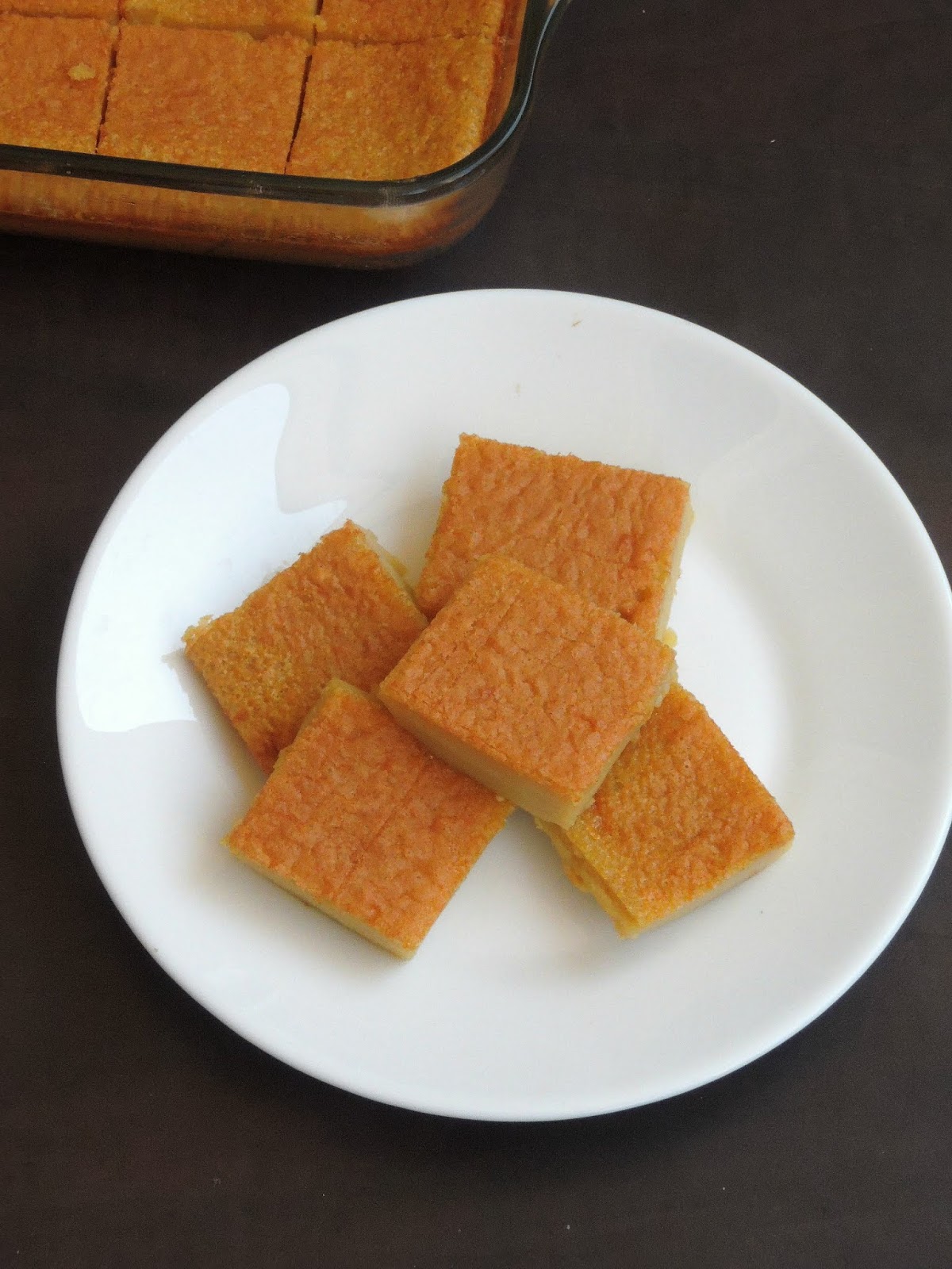 Priya's Versatile Recipes Bingka Telur/Indonesian Egg & Coconut Milk Cake