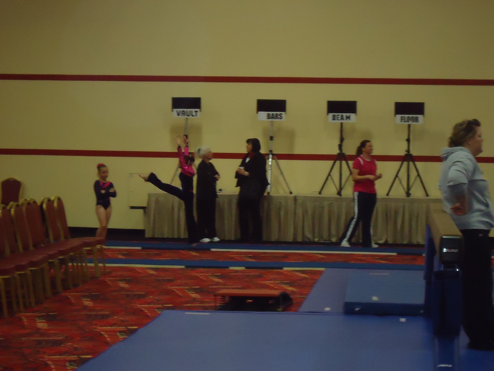 John, Desi, and Family BASKETBALL AND LADY LUCK GYMNASTICS MEET