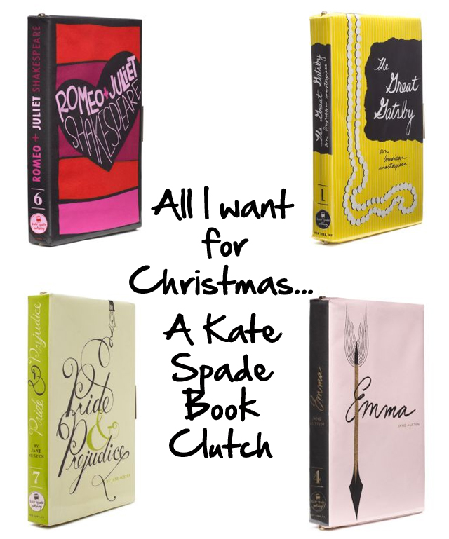 All I want for Christmas... a Kate Spade Book Clutch - Emily Jane Johnston